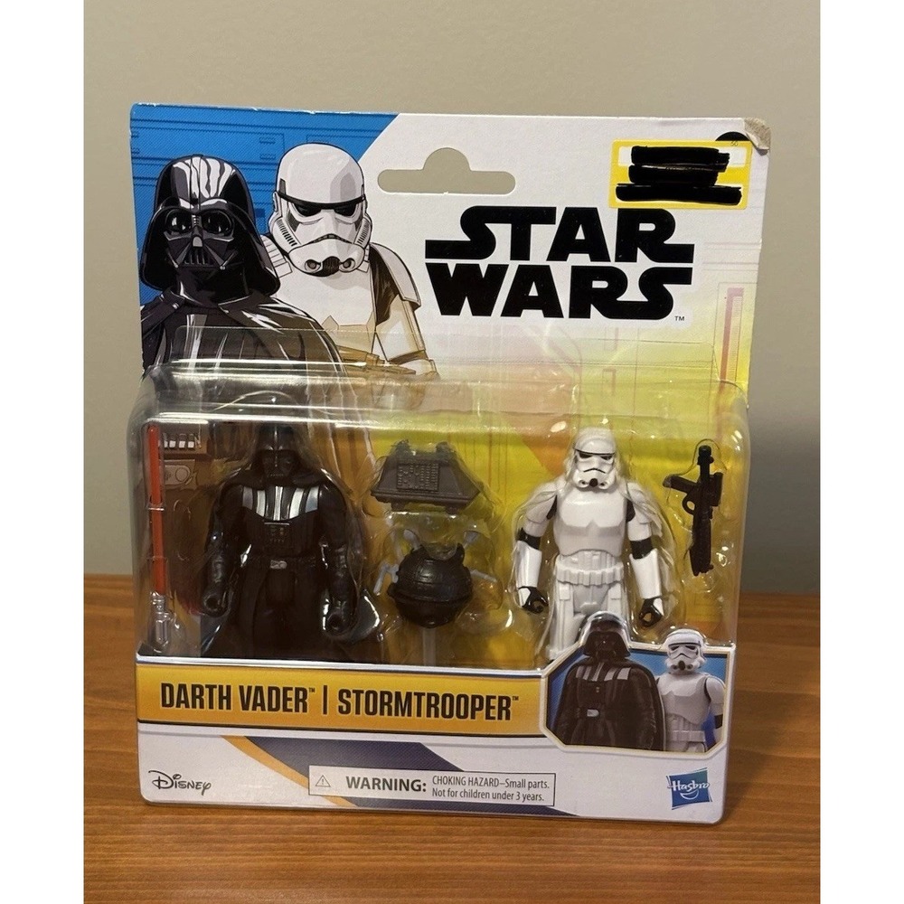 Star Wars Hasbro Darth Vader Stormtrooper 4in Figures Interrogation Pack 43311